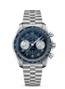 Omega Speedmaster Chronoscope Master Chronometer Stainless Steel / Blue / Bracelet 329.30.43.51.03.001
