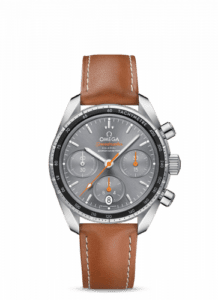 Omega Speedmaster Co-Axial 38 Stainless Steel / Grey / Strap 324.32.38.50.06.001