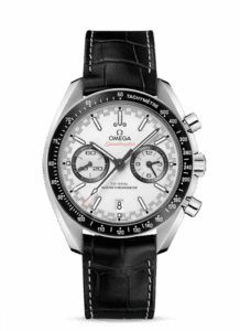 Omega Speedmaster Racing Master Co-Axial Stainless Steel / White / Alligator 329.33.44.51.04.001
