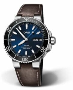 Oris Aquis Big Day Date 45.5 Stainless Steel / Blue / Calf 01 752 7733 4135-07 5 24 10EB