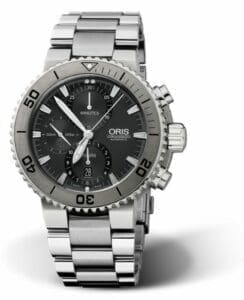 Oris Aquis Chronograph 46 Titanium / Grey / Bracelet 01 674 7655 7253-07 8 26 75PEB