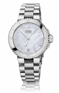 Oris Aquis Date 36 Stainless Steel / MOP / Bracelet 01 733 7652 4151-07 8 18 01P
