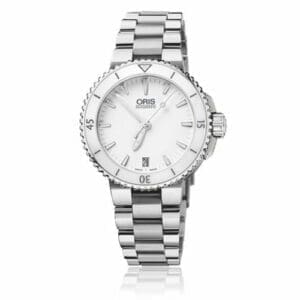 Oris Aquis Date 36 Stainless Steel / White / Bracelet 01 733 7652 4156-07 8 18 01P