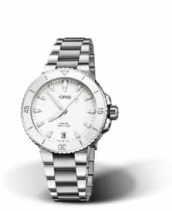 Oris Aquis Date 36.5 Stainless Steel / White / Bracelet 01 733 7731 4151-07 8 18 05P