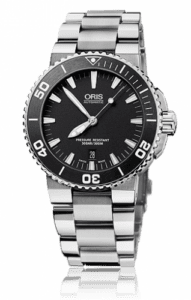 Oris Aquis Date 43 Stainless Steel / Black / Bracelet 01 733 7653 4154-07 8 26 01PEB