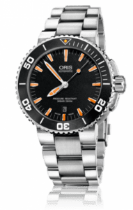 Oris Aquis Date 43 Stainless Steel / Black / Bracelet 01 733 7653 4159-07 8 26 01PEB