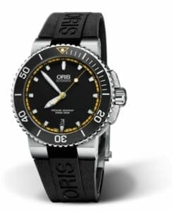 Oris Aquis Date 43 Stainless Steel / Black - Yellow / Rubber 01 733 7653 4127-07 4 26 34EB
