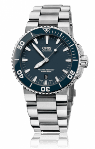 Oris Aquis Date 43 Stainless Steel / Blue / Bracelet 01 733 7653 4155-07 8 26 01PEB