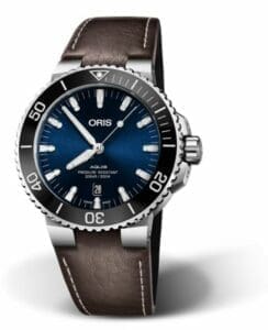 Oris Aquis Date 43.5 Stainless Steel / Blue / Calf 01 733 7730 4135-07 5 24 10EB