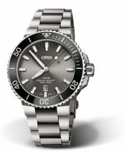 Oris Aquis Date 43.5 Titanium / Grey / Bracelet 01 733 7730 7153-07 8 24 15PEB