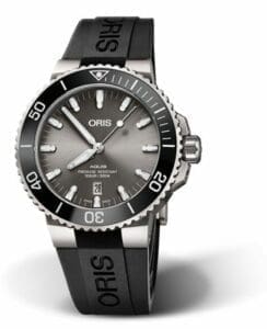 Oris Aquis Date 43.5 Titanium / Grey / Rubber 01 733 7730 7153-07 4 24 64TEB