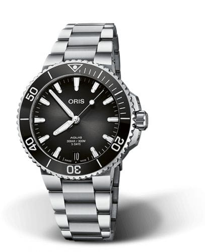 Oris Aquis Date Calibre 400 41.5 Stainless Steel / Black / Bracelet 01 400 7769 4154-07 8 22 09PEB