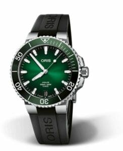 Oris Aquis Date Calibre 400 41.5 Stainless Steel / Green / Rubber 01 400 7769 4157-07 4 22 74FC