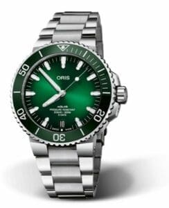 Oris Aquis Date Calibre 400 43.5 Stainless Steel / Green / Bracelet 01 400 7763 4157-07 8 24 09PEB