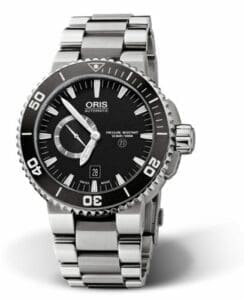 Oris Aquis Titan Small Second - Date Titanium / Black / Bracelet 01 743 7664 7154-07 8 26 75PEB