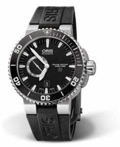 Oris Aquis Titan Small Second - Date Titanium / Black / Rubber 01 743 7664 7154-07 4 26 34TEB