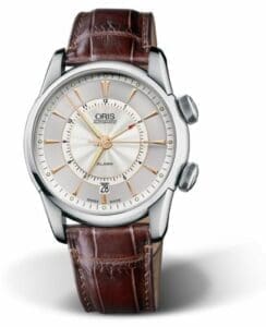 Oris Artelier Alarm Stainless Steel / Silver 01 908 7607 4051-Set LS