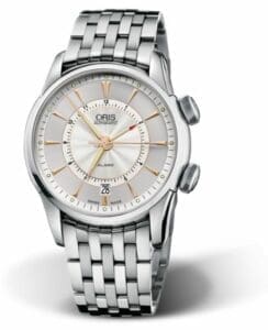 Oris Artelier Alarm Stainless Steel / Silver / Bracelet 01 908 7607 4051-Set MB