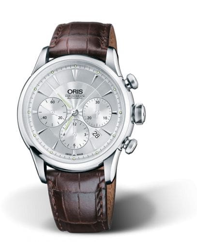 Oris Artelier Chronograph 43.5 Stainless Steel / Silver 01 676 7603 4051-07 5 22 70FC