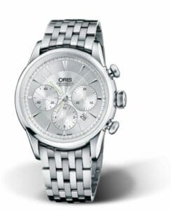 Oris Artelier Chronograph 43.5 Stainless Steel / Silver / Bracelet 01 676 7603 4051-07 8 22 73