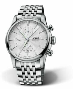 Oris Artelier Chronograph 44 Stainless Steel / Silver / Bracelet 01 774 7686 4051-07 8 23 77