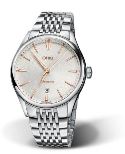 Oris Artelier Chronometer Date 40 Stainless Steel / Silver / Bracelet 01 737 7721 4031-07 8 21 79