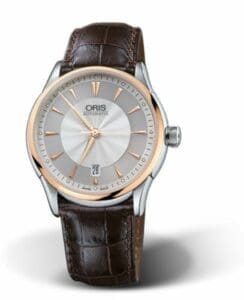 Oris Artelier Date 40 Stainless Steel - Rose Gold / Silver 01 733 7591 6351-07 5 21 70FC