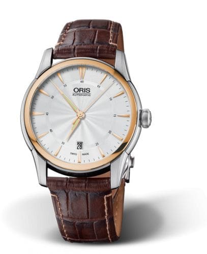 Oris Artelier Date 40.5 Stainless Steel - Rose Gold / Silver 01 733 7670 6351-07 5 21 70FC