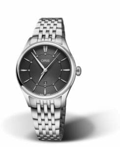 Oris Artelier Date Diamonds 33 Stainless Steel / Grey / Bracelet 01 561 7724 4053-07 8 17 79