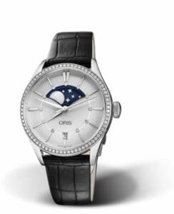 Oris Artelier Grande Lune Date Diamonds 36 Stainless Steel / Silver 01 763 7723 4951-07 5 18 64FC