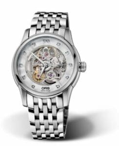 Oris Artelier Skeleton 40.5 Diamonds Stainless Steel / Bracelet 01 734 7670 4019-07 8 21 77