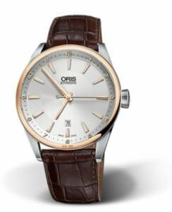 Oris Artix Date 42 Stainless Steel - Rose Gold / Silver 01 733 7642 6331-07 5 21 80FC