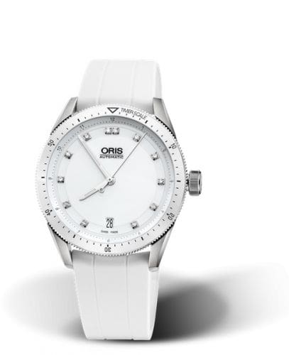 Oris Artix GT Date Stainless Steel - Ceramic / White - Diamond / Rubber 01 733 7671 4196-07 4 18 30FC