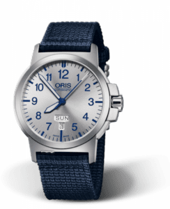 Oris BC3 Advanced Day Date Stainless Steel / Silver / Fabric 01 735 7641 4161-07 5 22 26
