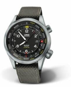 Oris Big Crown ProPilot Altimeter Feet / Grey Textile 01 733 7705 4134-Set 5 23 17FC