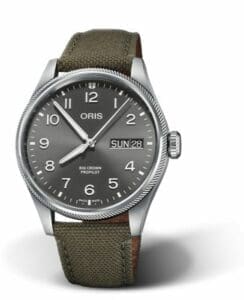 Oris Big Crown ProPilot Big Day Date Stainless Steel / Grey / Fabric 01 752 7760 4063-07 3 22 02LC