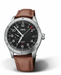 Oris Big Crown ProPilot Timer GMT Stainless Steel / Black / Leather 01 748 7756 4064-07 5 22 07LC