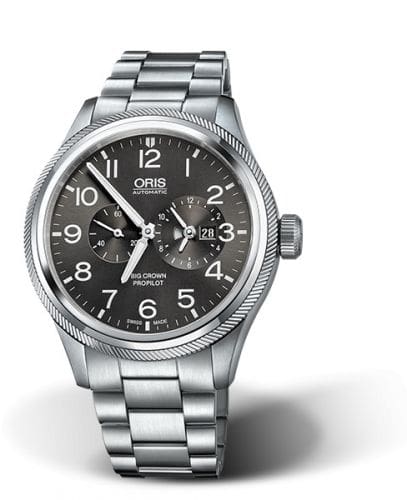 Oris Big Crown ProPilot Worldtimer Stainless Steel / Grey / Bracelet 01 690 7735 4063-07 8 22 19-1