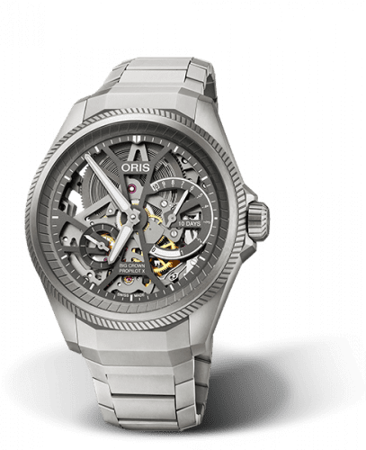 Oris Big Crown ProPilot X Calibre 115 Titanium / Skeleton / Bracelet 01 115 7759 7153-Set7 22 01TLC
