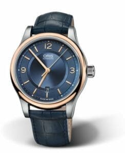 Oris Classic Date 42 Stainless Steel - Rose Gold / Blue 01 733 7594 4335-07 5 20 85