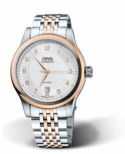 Oris Classic Date 42 Stainless Steel - Rose Gold / Silver / Bracelet 01 733 7594 4361-07 8 20 63