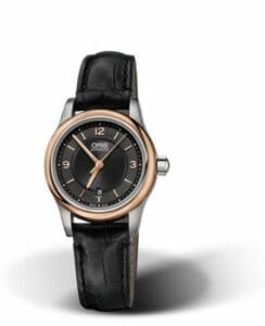 Oris Classic Date Lady 28.5 Stainless Steel - Rose Gold / Black 01 561 7650 4334-07 5 14 11