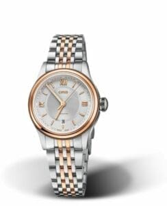 Oris Classic Date Lady 28.5 Stainless Steel - Rose Gold / Silver / Bracelet 01 561 7718 4371-07 8 14 12