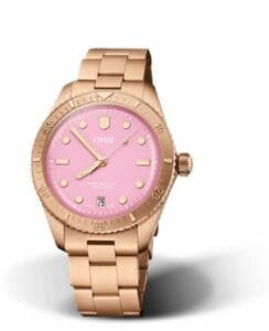 Oris Divers Sixty-Five 38 Cotton Candy Lipstick Pink / Bracelet 01 733 7771 3158-07 8 19 15