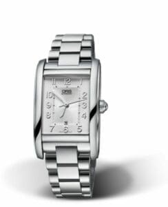 Oris Rectangular Date 25 Stainless Steel / Silver - Arabic / Bracelet 01 561 7692 4061-07 8 18 20