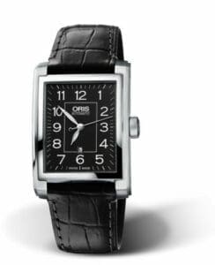 Oris Rectangular Date 30 Stainless Steel / Black - Arabic 01 561 7657 4034-07 5 21 71FC