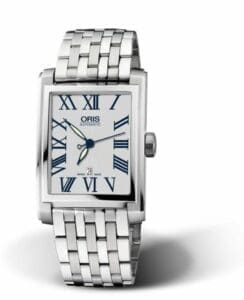 Oris Rectangular Date 30 Stainless Steel / Silver - Roman / Bracelet 01 561 7657 4071-07 8 21 82