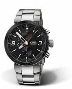 Oris TT1 Chronograph Stainless Steel - Ceramic / Black / Bracelet 01 674 7659 4174-07 8 25 10
