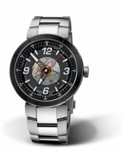Oris TT1 Engine Date Stainless Steel - Ceramic / Skeleton / Bracelet 01 733 7668 4114-07 8 25 10
