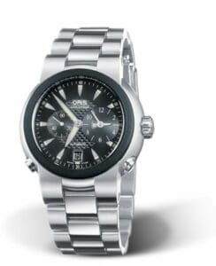 Oris TT1 Worldtimer Stainless Steel - Rubber / Black / Bracelet 01 690 7527 4464-07 8 24 01P